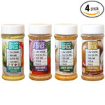 Seasoning Variety Pack | Zesty Ranch, Maui Onion, Garlic, Everything | Low Sodium Keto Seasoning by Oh My Spice | 0 Calories, 0 Carbs, 0 Sugar, No MSG | Gourmet Healthy Seasonings for Cooking