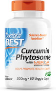 Doctor's Best Curcumin Phytosome with Meriva, Non-GMO, Vegan, Gluten Free, Soy Free, Joint Support, 500 mg 60 Veggie Caps60VC