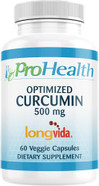 Prohealth Optimized Curcumin Longvida 60 Capsules (500 Mg)60 Count (Pack Of 1)