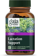 Gaia Herbs Lactation Support - Supports Healthy Production Of Breast Milk In Nursing Mothers* - With Fenugreek Seed, Fennel Seed, And Raspberry Leaf - 60 Vegan Liquid Phyto-Capsules (20-Day Supply)