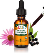 Herb Pharm Kids Certified-Organic Alcohol-Free Immune Fortifier Liquid Herbal Formula, 4 Ounce