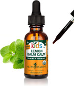Herb Pharm Kids Certified-Organic Alcohol-Free Lemon Balm Calm Liquid Extract, 1 Ounce (Glklemon01)