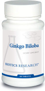 Biotics Research Ginkgo Biloba Standardized 24% Ginkgo Biloba Percent Extract, Brain Supplement, Nootropic, Focus, Energy, Memory, Healthy Aging. 60 Tablets