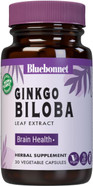 Bluebonnet Ginkgo Biloba Leaf Extract Supplement, 60 Count