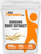 BULKSUPPLEMENTS.COM Ginseng Root Extract Powder - Ginseng Supplement, Ginseng Herbal Supplements, Panax Ginseng - Vegan & Gluten Free, 1000mg Ginseng Extract per Serving, 100g (3.5 oz)3.53 Ounce (Pack of 1)