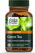 Gaia Herbs Green Tea - Helps Maintain Healthy Weight and Energy Levels* - with Organic Green Tea Leaf and Extract - 60 Vegan Liquid Phyto-Capsules (15-Day Supply)