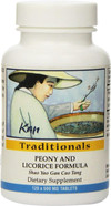 Kan Herbs - Traditionals- Peony And Licorice Formula 120 Tabs