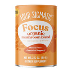 Four Sigmatic Focus Blend 7 Superfoods Adaptogen Blend Mix With Lion'S Mane, Cordyceps, Rhodiola, Bacopa & Mucuna | Productivity & Creative Support | Decaf & Dissolves Easily | 30 Servings