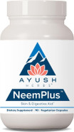 Ayush Herbs Neem Plus, Ayurvedic Skin And Digestive Support Supplement, Neem Leaf And Haritaki Herbal Supplement, 90 Vegetarian Capsules Ayush Herbs Neem Plus, Ayurvedic Skin And Digestive Support Supplement, Neem Leaf And Haritaki Herbal Supplement, 90 Vegetarian Capsules
