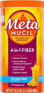 Metamucil, Daily Psyllium Husk Powder Supplement, Sugar-Free Powder, 4-In-1 Fiber For Digestive Health, Orange Flavored Drink, 114 Teaspoons, 1.4 Pound (Pack Of 1)1.4 Pound (Pack Of 1) Metamucil, Daily Psyllium Husk Powder Supplement, Sugar-Free Powder, 4-In-1 Fiber For Digestive Health, Orange Flavored Drink, 114 Teaspoons, 1.4 Pound (Pack Of 1)1.4 Pound (Pack Of 1)