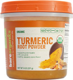 Bareorganics Turmeric Root Powder Superfood, Dietary Supplement, 8 Oz