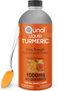 Qunol Liquid Turmeric Curcumin With Black Pepper, Turmeric Supplement 1000Mg, Extra Strength, Joint Health, 40 Servings, 20.3 Fl Oz40 Servings (Pack Of 1)