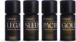 Vitruvi Signature Blend Essential Oils Kit | Floral, Citrus, Herbal, And Woodsy Aromas | 100% Pure Essential Oil Set, Essential Oils For Diffusers Aromatherapy 4X5 Ml (0.17 Fl. Oz.)