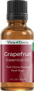 Viva Doria 100% Pure Grapefruit Essential Oil, Undiluted, Food Grade, Natural Aromatherapy Grapefruit Oil, Made In Usa, 30 Ml (1 Fluid Ounce)