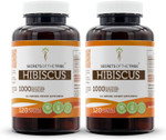 Secrets of the Tribe Hibiscus 120 Capsules(2 pcs.), 1000 mg, Hibiscus (Hibiscus Sabdariffa) Dried Flower (2x120 Capsules)