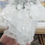 Natural Crystal Clear Quartz Clusters, Energy Reiki Healing Stones, Aquarium Decorative Accessories Gemstones (Size : 1300-1500)1300-1500