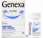 Genexa Stress - 60 Tablets - Stress Relief & Fatigue Remedy - Certified Organic, Gluten Free & Non-GMO - Homeopathic Remedies60 Count (Pack of 1)