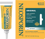 Neosporin Original First Aid Antibiotic Ointment With Bacitracin Zinc For Infection Protection, Wound Care Treatment & Scar Appearance Minimizer For Minor Cuts, Scrapes And Burns,.5 Oz Neosporin Original First Aid Antibiotic Ointment With Bacitracin Zinc For Infection Protection, Wound Care Treatment & Scar Appearance Minimizer For Minor Cuts, Scrapes And Burns,.5 Oz