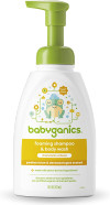 Babyganics Baby Shampoo + Body Wash Pump Bottle, Chamomile Verbena, Non-Allergenic And Tear-Free, 16 Fl Oz, Packaging May Vary