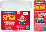 Boudreaux'S Butt Paste Maximum Strength Diaper Rash Cream, Ointment For Baby, 2 Oz Tube & 14 Oz Jar