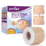 Silicone Scar Sheets, Silicone Scar Tape (3m), Scar Tape for Surgical Scars and C-section & Surgery, Burns, Acen scars, Stretch Marks, Keloid et (1.6 x 120 Roll-3M)