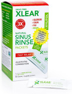 Xlear Nasal Rinse Refill Packets, Natural Saline Neti Pot Sinus Rinse with Xylitol, Fast Sinus Pressure and Congestion Relief, 50 Packets (Pack of 1)