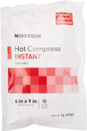 McKesson 16-9707 Medi-Pak Instant Hot Compress, 6" Width, 9" Length, 6" Width, 9" Length (Pack of 24)