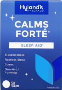 Hyland'S Calms Forte' Sleep Aid Tablets, Natural Relief Of Nervous Tension And Occasional Sleeplessness, 50 Count