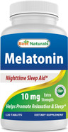 Best Naturals Melatonin 10Mg (Non-Gmo) Tablets - Helps Promote Relaxation & Sleep - 120 Count