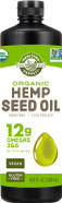 Manitoba Harvest Organic Hemp Oil, Cold Pressed, 12g of Omegas 3&6 Per Serving, Non-GMO, 16.9 Fl Oz16.9 Fl Oz (Pack of 1)