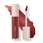 ALLIONE Korean Lip Tint Balm, Moisturizing Tinted Lip Stain, Long Lasting Velvet Lip Tint Stain, Matte Natural Look Lip Tint, Hydrating Lip Tint Cream for Soft Lips Kissed with Smudge-proof Color101 Deep Red