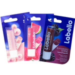 Labello Pearly Shine, Labello Watermelon Shine, Labelle Blackberry Shine Lip Balm Bundle