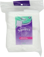Swisspers Cotton Squares, 100% Cotton Quilted For Strength, Reclosable Pouch, 80 Count Bag80 Count Swisspers Cotton Squares, 100% Cotton Quilted For Strength, Reclosable Pouch, 80 Count Bag80 Count