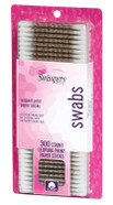 Swisspers Premium Cotton Swabs, 100% Pure Cotton Tips, Leopard Print Paper Sticks, 300 Count Packleopard Paper Stick Swisspers Premium Cotton Swabs, 100% Pure Cotton Tips, Leopard Print Paper Sticks, 300 Count Packleopard Paper Stick