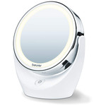 Beurer 5x Magnifying Double-Sided Cosmetic Vanity Makeup Mirror Illuminated | LED Lights | 360° Degree Swivel Rotation| Cordless | BS49Cosmetic