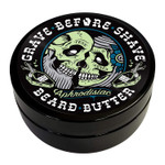 Grave Before Shave Leather/Cedar-Wood Scent Beard Conditioning Butter 4 Oz