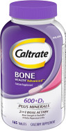 Caltrate 600 Plus D3 Plus Minerals Calcium And Vitamin D Supplement Tablets, Bone Health And Mineral Supplement For Adults - 165 Count Caltrate 600 Plus D3 Plus Minerals Calcium And Vitamin D Supplement Tablets, Bone Health And Mineral Supplement For Adults - 165 Count
