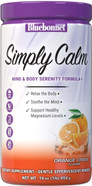 Bluebonnet Nutrition Simply Calm Powder, For Calm*, Muscle Cramps*, Stress Relief*, Soy-Free, Gluten-Free, Non-Gmo, Kosher Certified, Dairy-Free, Vegan, 16 Oz, 82 Servings, Orange Citrus Flavor Bluebonnet Nutrition Simply Calm Powder, For Calm*, Muscle Cramps*, Stress Relief*, Soy-Free, Gluten-Free, Non-Gmo, Kosher Certified, Dairy-Free, Vegan, 16 Oz, 82 Servings, Orange Citrus Flavor