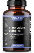 Magnesium Complex Supplement - Magnesium Oxide & Magnesium Glycinate Capsules, Muscle Relaxer, Bone Strength, Support Nervous System, Natural Ingredients (60 Capsules) Magnesium Complex Supplement - Magnesium Oxide & Magnesium Glycinate Capsules, Muscle Relaxer, Bone Strength, Support Nervous System, Natural Ingredients (60 Capsules)