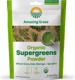Amazing Grass Super Greens Booster: Greens Powder Smoothie Mix With Spirulina, Moringa, Wheat Grass & Kale Smoothie Booster, Chlorophyll Providing Greens, 30 Servings