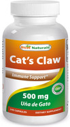 Best Naturals Cat'S Claw Capsule, 500 Mg, 240 Count