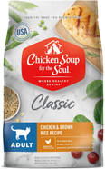 Chicken Soup for the Soul Pet Food - Adult Cat Food, Chicken & Brown Rice Recipe, Soy, Corn & Wheat Free, No Artificial Flavors or Preservatives,4.5 Pound (Pack of 1)(Packaging May Vary)4.5 Pound