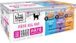 "I And Love And You" Naked Essentials Canned Wet Cat Food - Variety Pack: Chicken Recipe, Turkey Recipe, Cod Recipe, 3-Ounce Cans, (Pack Of 12) "I And Love And You" Naked Essentials Canned Wet Cat Food - Variety Pack: Chicken Recipe, Turkey Recipe, Cod Recipe, 3-Ounce Cans, (Pack Of 12)