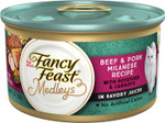 Purina Fancy Feast Medleys Beef & Pork Milanese With Carrots & Potatoes In Savory Juices - 3 Oz. Can3.00 Ounce (Pack Of 24) Purina Fancy Feast Medleys Beef & Pork Milanese With Carrots & Potatoes In Savory Juices - 3 Oz. Can3.00 Ounce (Pack Of 24)