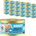 I AND LOVE AND YOU" XOXOs Canned Wet Cat Food, Whitefish and Tuna Pate, Grain Free, Real Meat, No Fillers, 3 oz Cans, Pack of 24 Cans3 Ounce (Pack of 24)