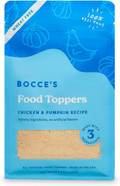 Bocce's Bakery Chicken & Pumpkin Dog Food Toppers  All-Natural, Wheat-Free Dog Food Topper Made with Real Ingredients, Baked in The USA, 8 oz