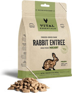 Vital Essentials Freeze Dried Raw Dog Food, Rabbit Mini Nibs Entree, 5.5 oz5.5 Ounce (Pack of 1)