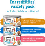 Purina Beneful Small Breed Wet Dog Food Variety Pack, Incredibites With Real Beef, Chicken Or Salmon - (30) 3 Oz. Cans