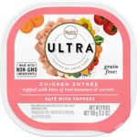 NUTRO ULTRA Adult Grain Free Soft Wet Dog Food, Chicken Entrée Paté with Tomatoes & Carrots, (24) 3.5 oz. Trays3.5 Ounce (Pack of 24)