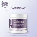 Fera Pets - Calming Aid - Natural Powder For Cats And Dogs - Natural Dog Stress And Anxiety Relief - For Cats And Dogs With Anxiety - Promotes Calm And Relaxation - Calming Treats - 60 Scoops Fera Pets - Calming Aid - Natural Powder For Cats And Dogs - Natural Dog Stress And Anxiety Relief - For Cats And Dogs With Anxiety - Promotes Calm And Relaxation - Calming Treats - 60 Scoops